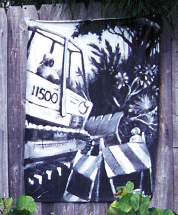 Construction Painting #1 by Helen Kelsey